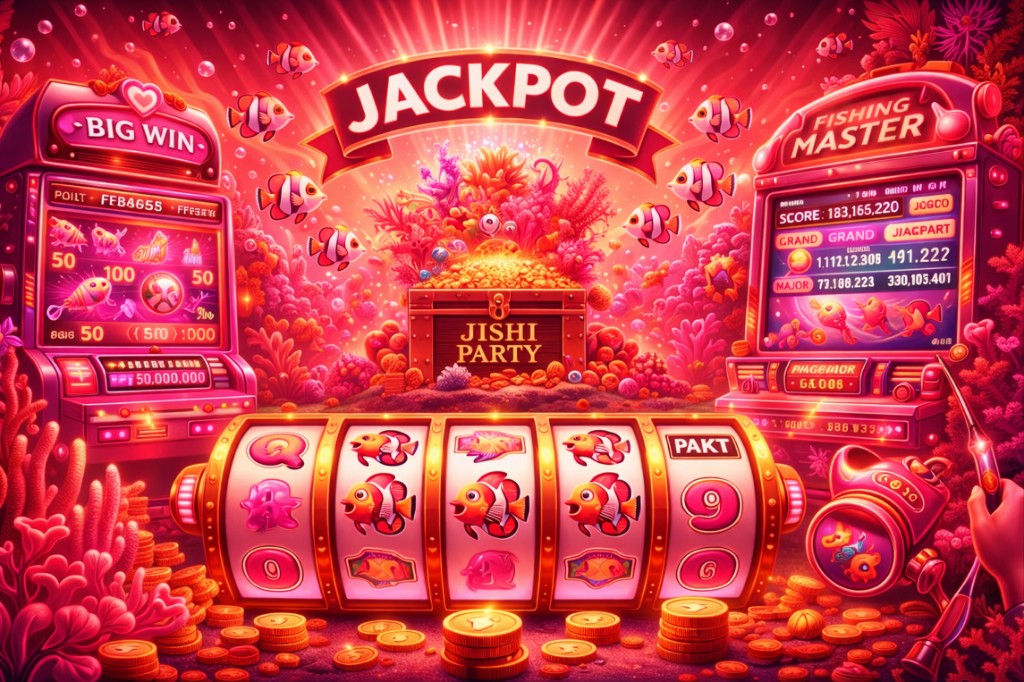 Fishing arcade games and underwater slots.