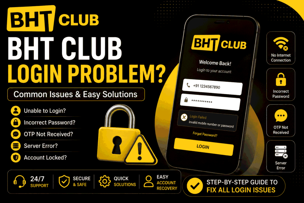Bharat Club Login Problem